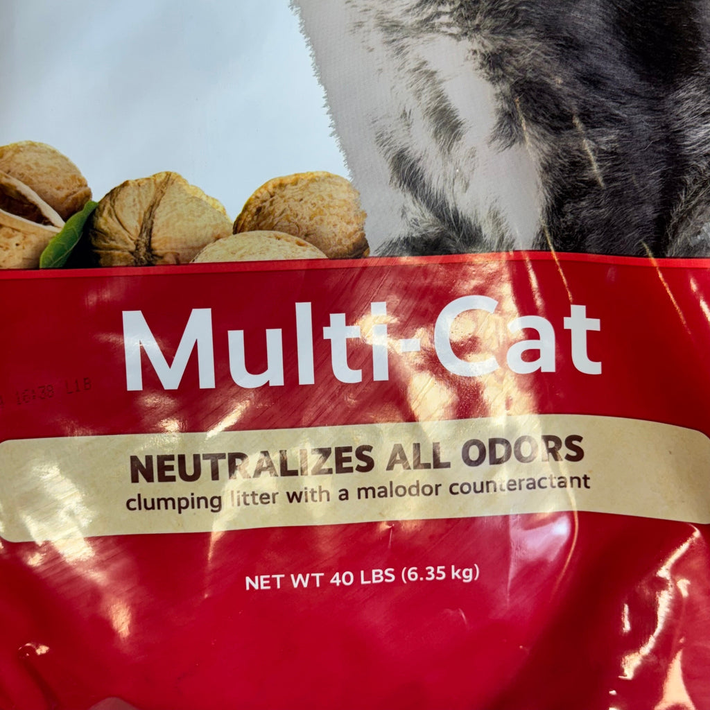 Walnut Shell Litter - Multi- Cat - (Naturally Fresh) - (40 lb Bag) - (Unscented) - (While Supplies Last)