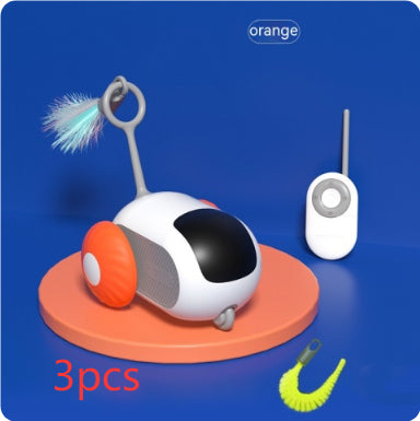 Interactive Car Toy - Cat - (Remote Control) - (Orange, Blue) - (7 Options) - (While Supplies Last)