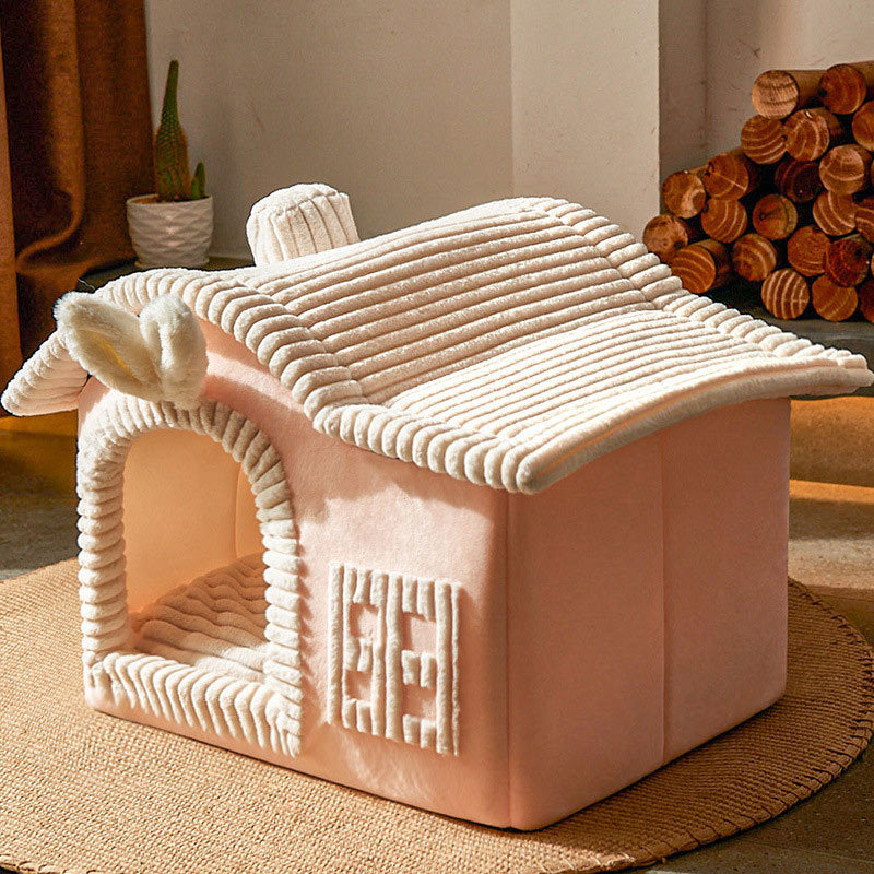 Winter Warm Villa, or Enclosed Cat Litter - Cat - (3 Color Options) - (S-L) - (While Supplies Last)