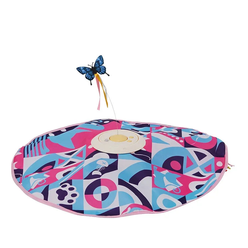 Interactive Fluttering Butterfly Toy - Cat - (Pink, Yellow) - (While Supplies Last)