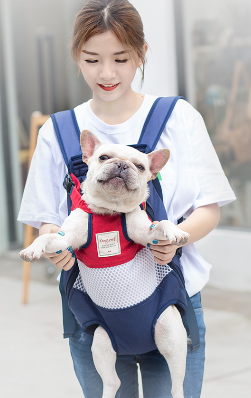Front-Worn Pet Carrier Backpack - Dog Cat - (4 Color Options) - (Hands-Free)