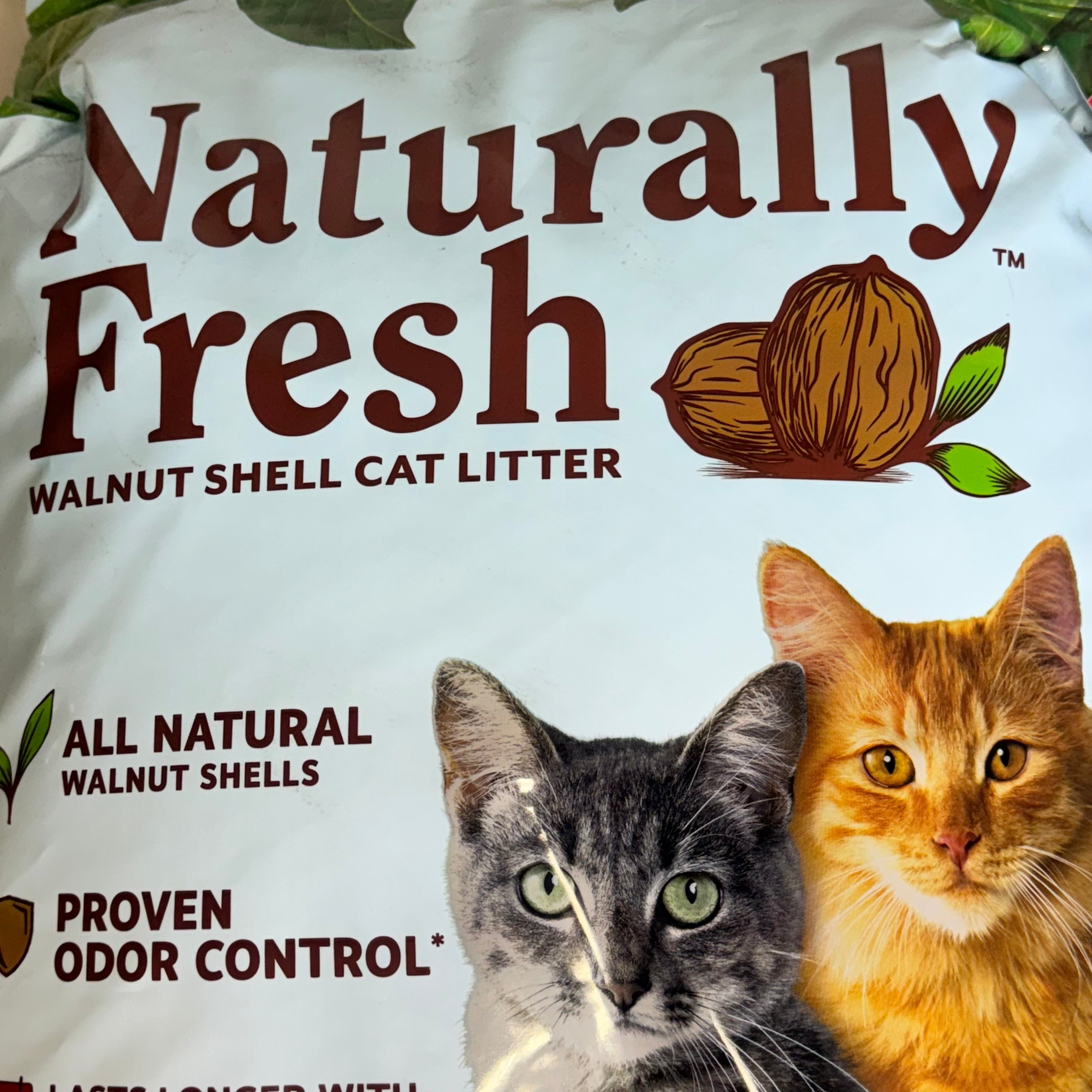 Walnut Shell Litter - Multi- Cat - (Naturally Fresh) - (40 lb Bag) - (Unscented) - (While Supplies Last)