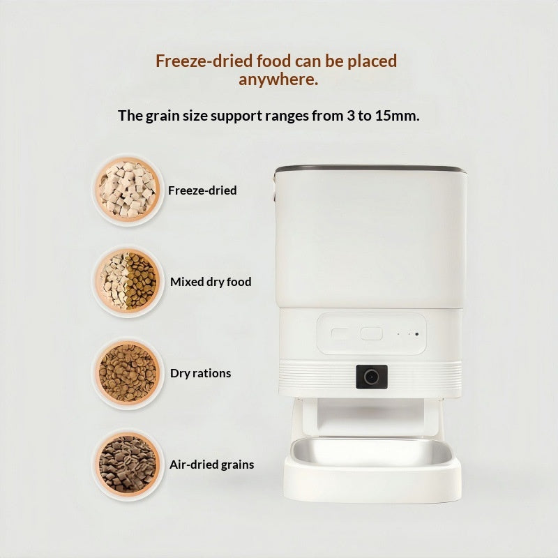 Automatic Smart Feeder with Remote Control - Dog Cat  (4L) - (Dry Food Only)
