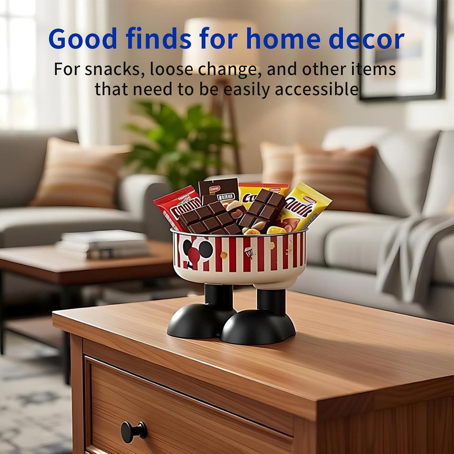 Elevated Striped Feeding Tray - (Red, White) - (Stainless Steel Bowl) - (While Supplies Last)