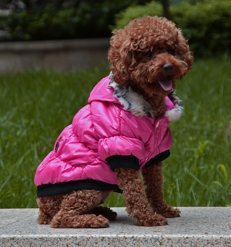 Padded Cotton Clothes with Zipper - Dog Cat - (XS-XXL) - (9 Color/Style Options)