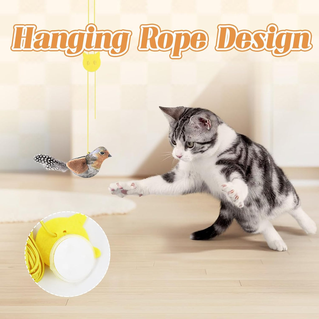 Hanging Catnip Bird with Elastic Cord for Cat Play - (While Supplies Last)