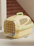 Portable Ventilated Pet Travel Carrier - Dog Cat - (up to 16.5 lbs) - (3 Color Options) - (While Supplies Last)