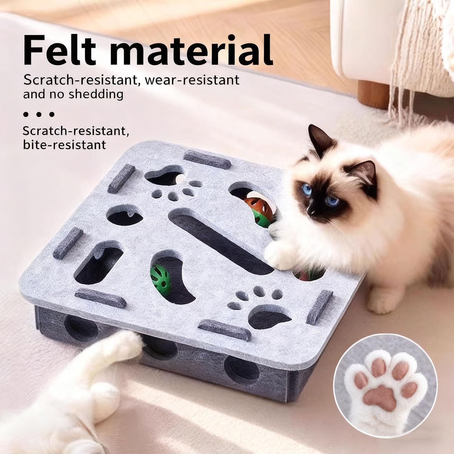 Interactive Puzzle and Enrichment Box - Cat - (While Supplies Last)