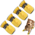 Adjustable Reflective Waterproof Boots - Dog - (Hot Pink, Yellow) (1#-7#) - (While Supplies Last)