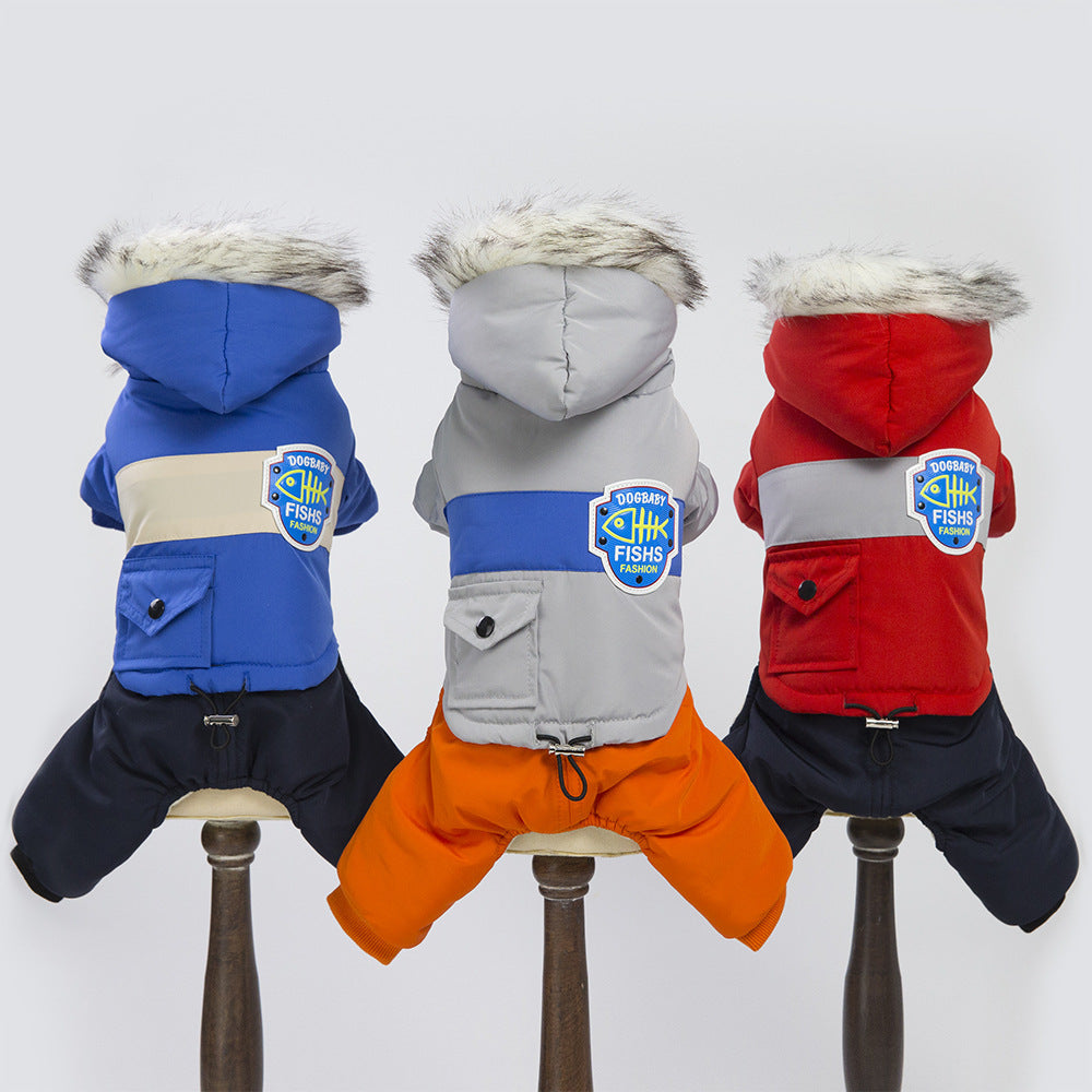 Hooded Snow Coat - Dog - (3 Color Options) - (S-XXL)