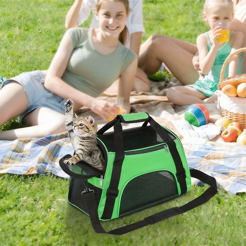 Expandable and Versatile Pet Carrier Bag - Dog Cat - (9 Color Options) - (44 cm (L) × 25 cm (W) × 28 cm (H)