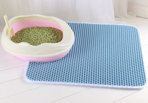 Durable Honeycomb Design Litter Mat - Cat - (3 Color Options) - (Urine Proof) - (S-L)