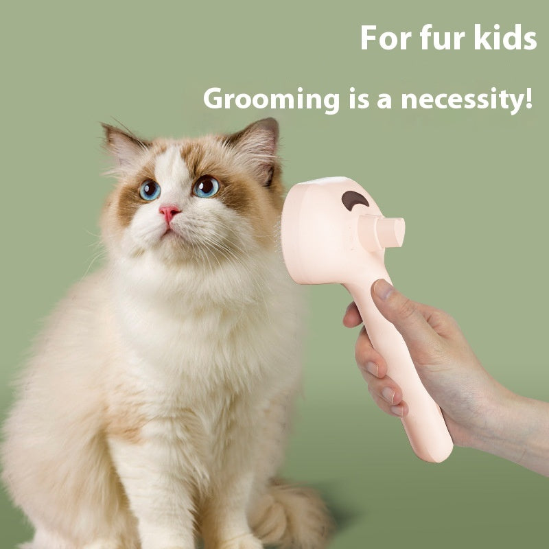 Spray Hair Remover Comb and Grooming Brush - Dog Cat - (3 Color Options)