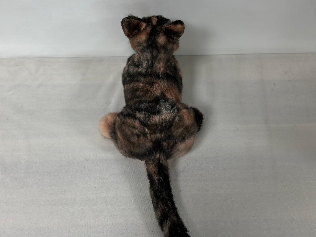 Realistic Shorthair Tortoiseshell Plush Cat Companion - Child, Adult - (Brown)