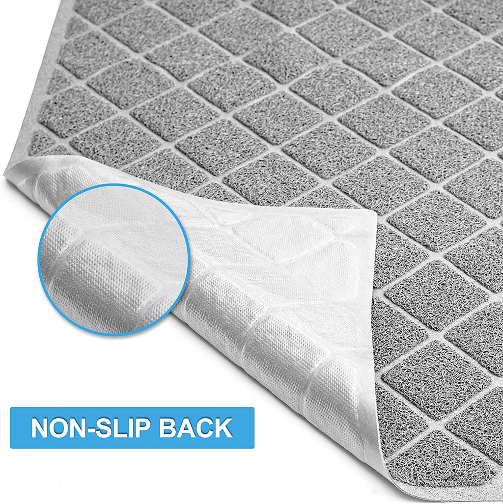 Premium Non-Slip Litter Mat - Cat -  (35" x 23") - (Grey - (While Supplies Last)