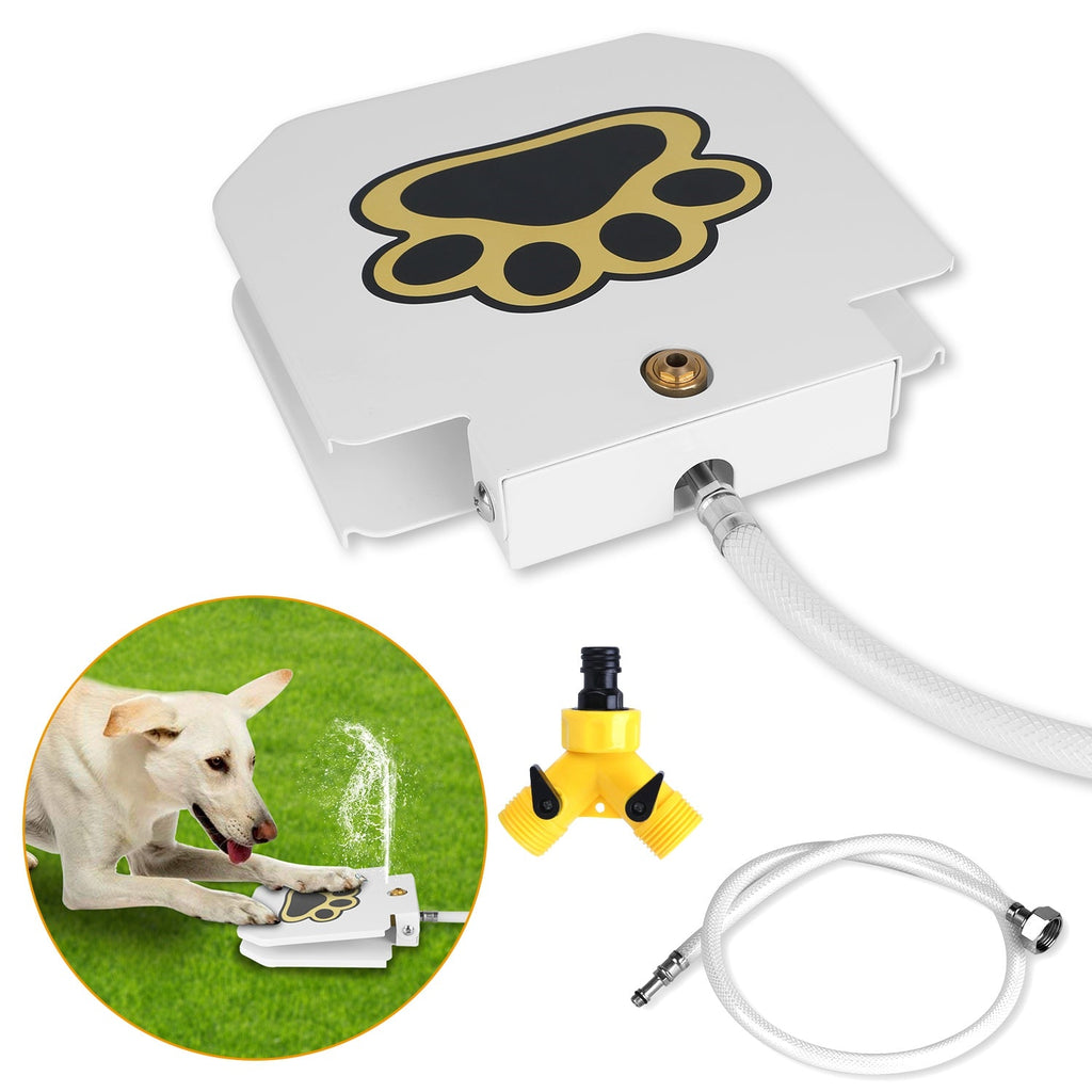 Fresh Water Fountain Sprinkler w/ Interactive Paw Pedal and Valve - Dog - (While Supplies Last)