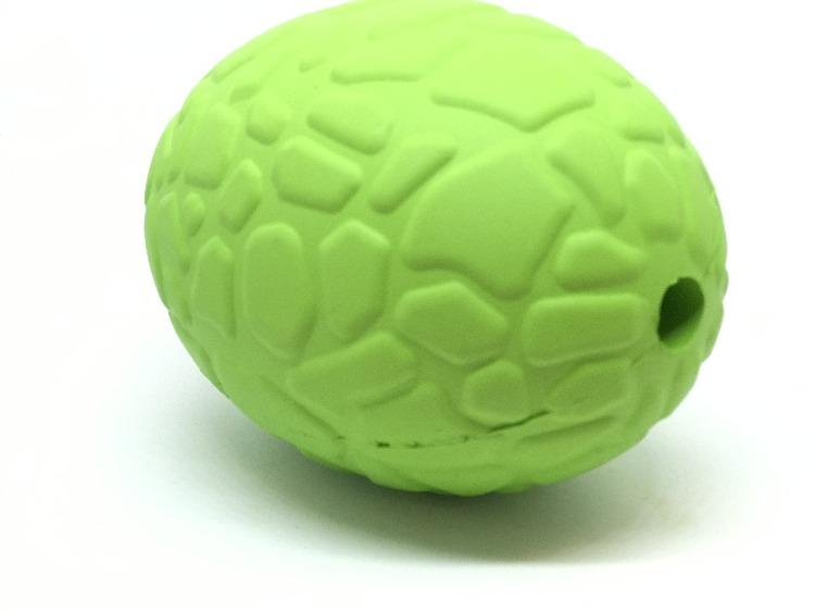 Dinosaur Egg Chew Toy & Treat Dispenser - Dog -  (Green) - (Eco-Friendly) - (SodaPup)