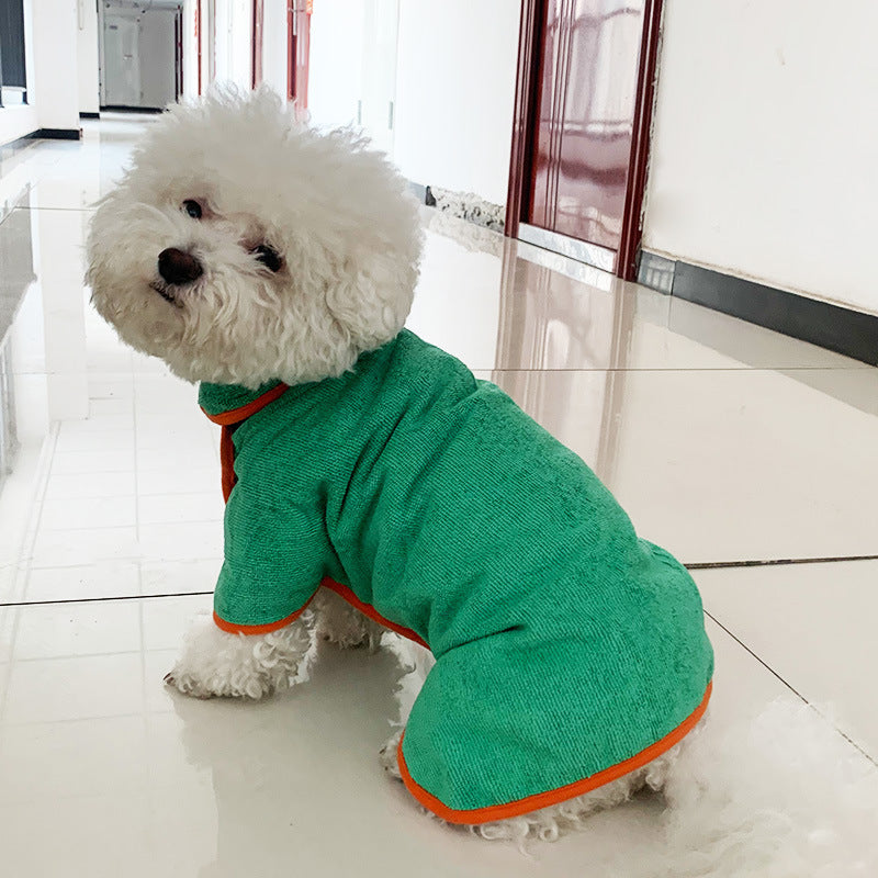 Grooming Towel Robe - Dog Cat - (Fast Absorbing) - (Adjustable) - (7 Color Options) - (XS-3XL)