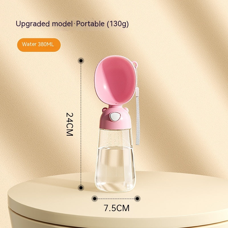 Portable Food Water Dispenser Bottle - Dog - (3 Styles) - (3 Color Options)