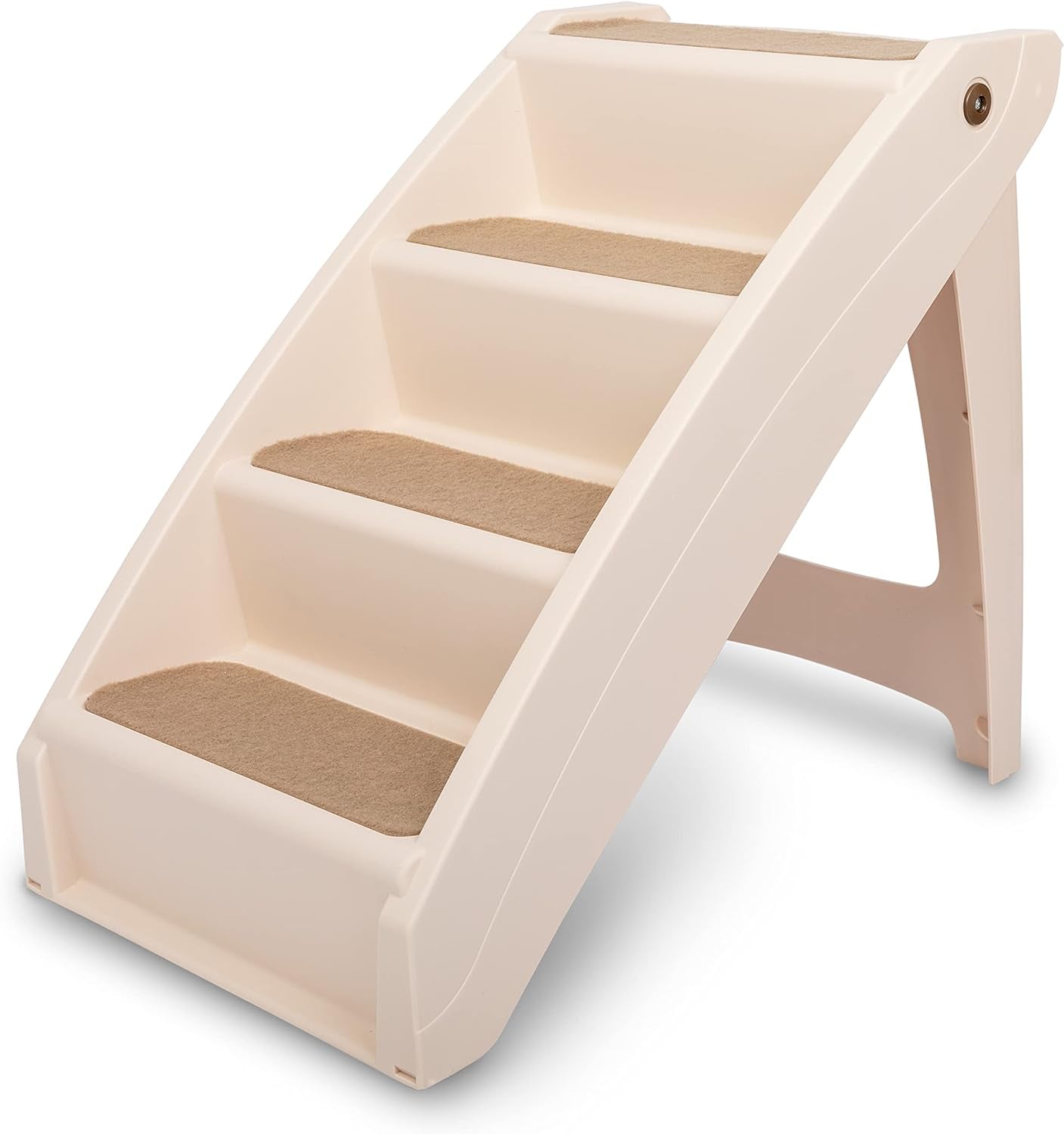 Non Slip 4 Steps - Dog - (Foldable and Portable) - (Frisco) - (20" / 25") - (Grey, Tan) - (While Supplies Last)