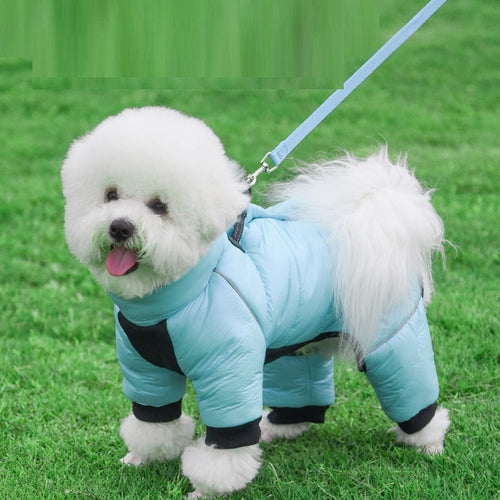 4-Legged Fitted Waterproof Jacket - Dog - (S-2XL) -(3 Style Options) (7 Color Options)