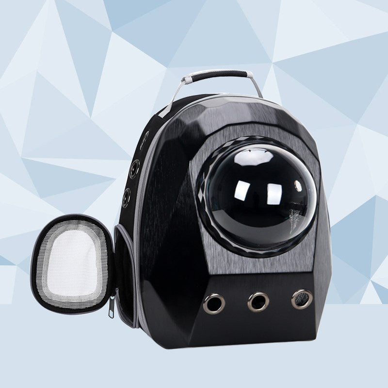 Travel Space Capsule Pet Carrier - Cat - (Black) - (up to 14 lbs) - (S) - (While Supplies Last)