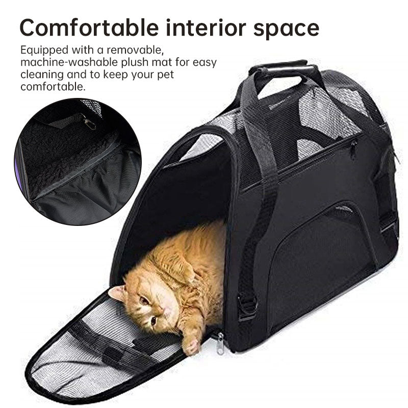 Expandable and Versatile Pet Carrier Bag - Dog Cat - (9 Color Options) - (44 cm (L) × 25 cm (W) × 28 cm (H)
