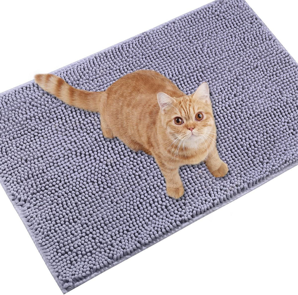 Anti-Slip and Waterproof Litter Mat - Cat  - (Grey) - (35" x 25") - (While Supplies Last)