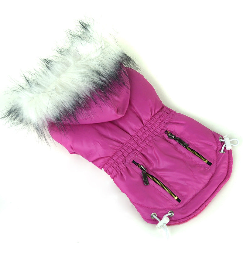 Padded Cotton Clothes with Zipper - Dog Cat - (XS-XXL) - (9 Color/Style Options)