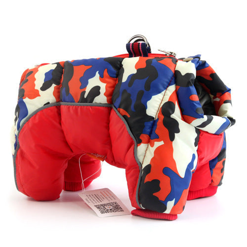 Warm and Casual Camouflage Jacket - Dog - (10 Color/Design Options) - (10-26)