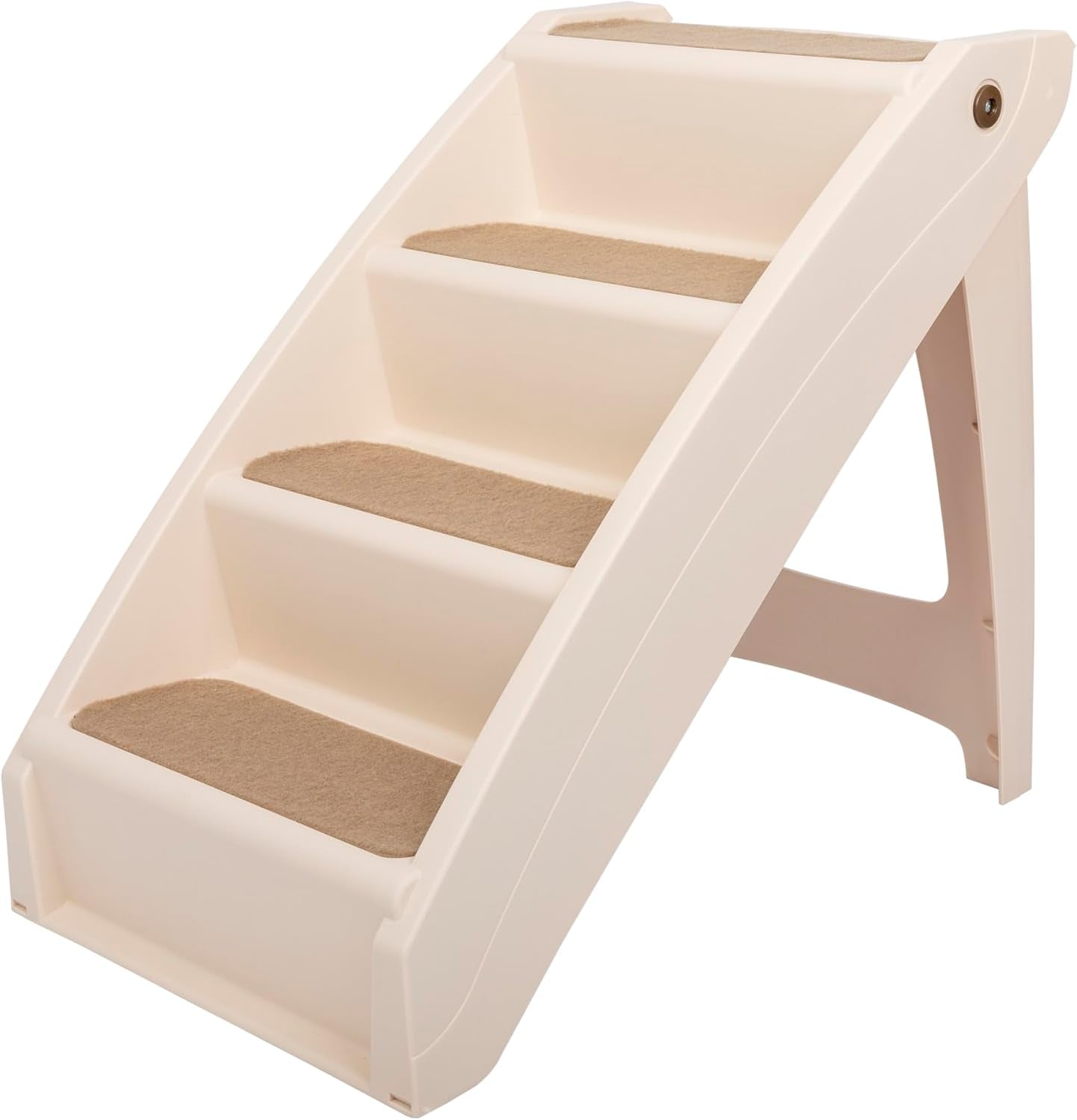 Non Slip 4 Steps - Dog - (Foldable and Portable) - (Frisco) - (20" / 25") - (Grey, Tan) - (While Supplies Last)