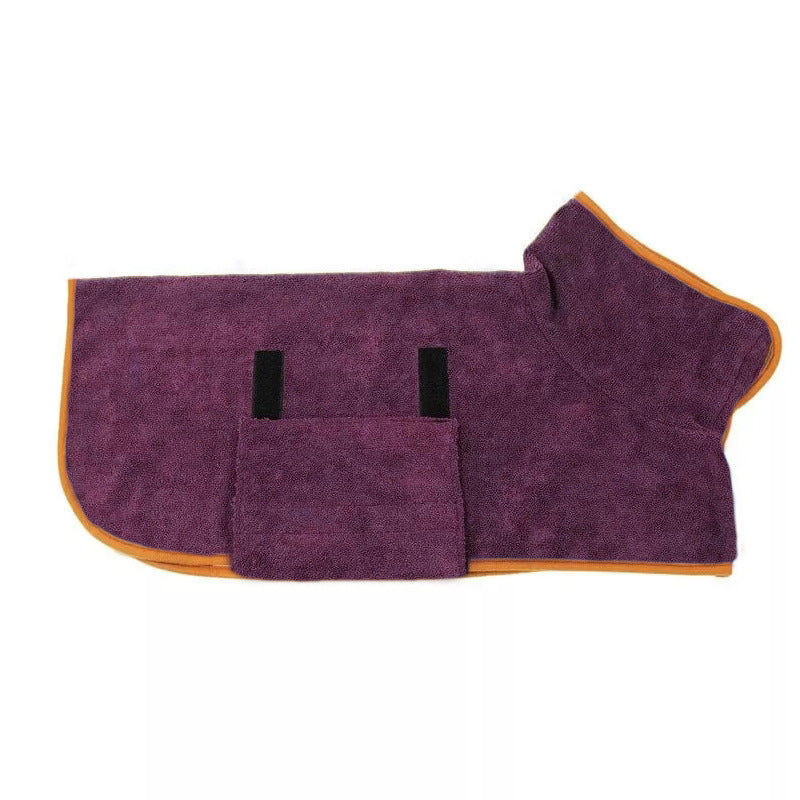 Grooming Towel Robe - Dog Cat - (Fast Absorbing) - (Adjustable) - (7 Color Options) - (XS-3XL)