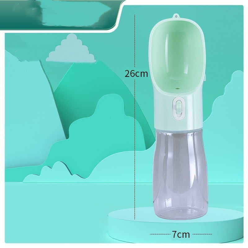 Travel Bottle with Feeder Bowl - Dog - (458 ML) - (4 Color Options)