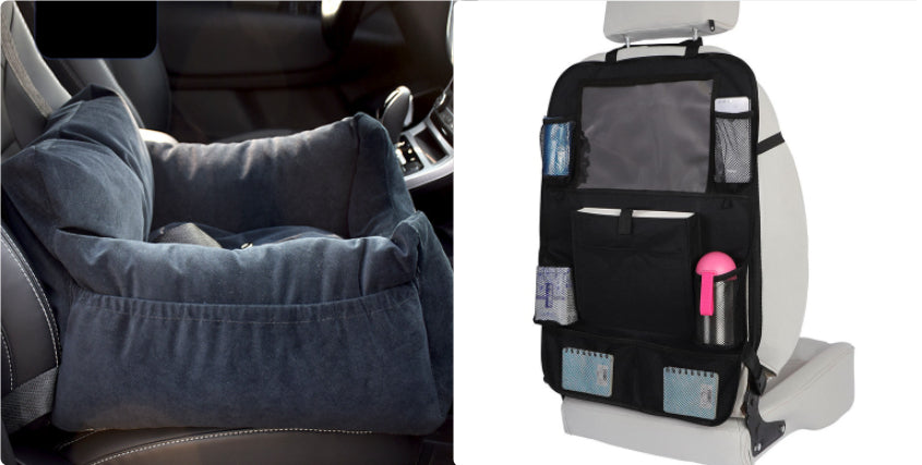 Cat Dog Car Seat - Dog Cat - (Washable) - (4 Color Options) - (22 Harness/Seat Sets) - (While Supplies Last)