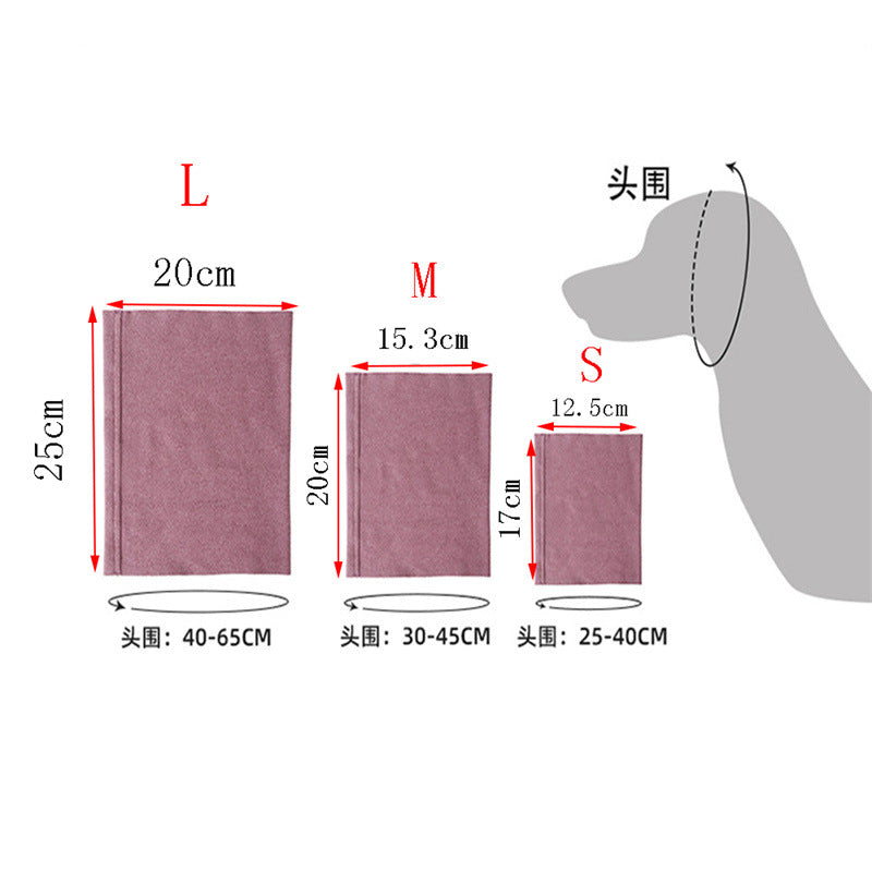 Ear Cover - Dog Cat - (Minimizes Loud Noises) - (3 Color Options) - (S-L) - (While Supplies Last)