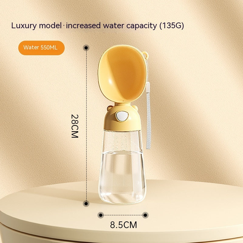 Portable Food Water Dispenser Bottle - Dog - (3 Styles) - (3 Color Options)
