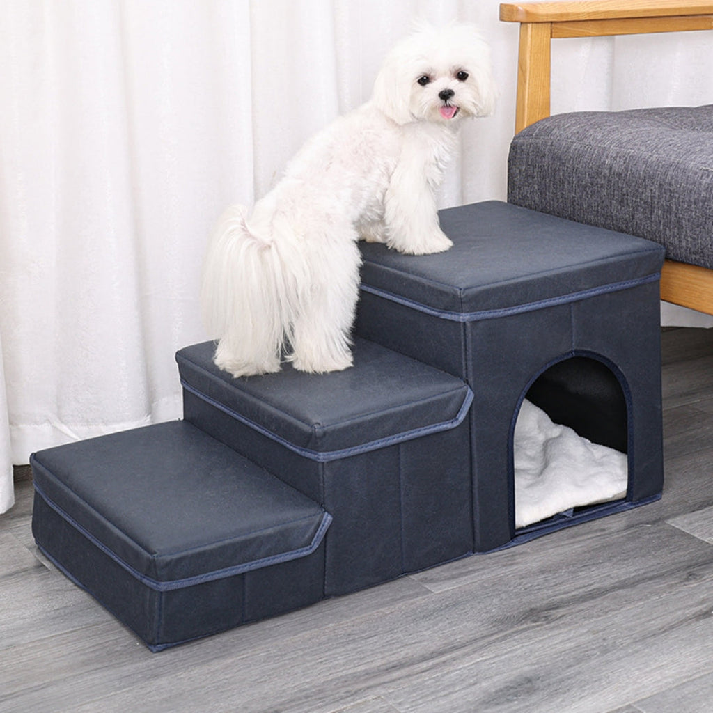 3-in-1 Cat House, Sofa Bed and Stairs - Dog Cat  - (5 Color/Style Options)