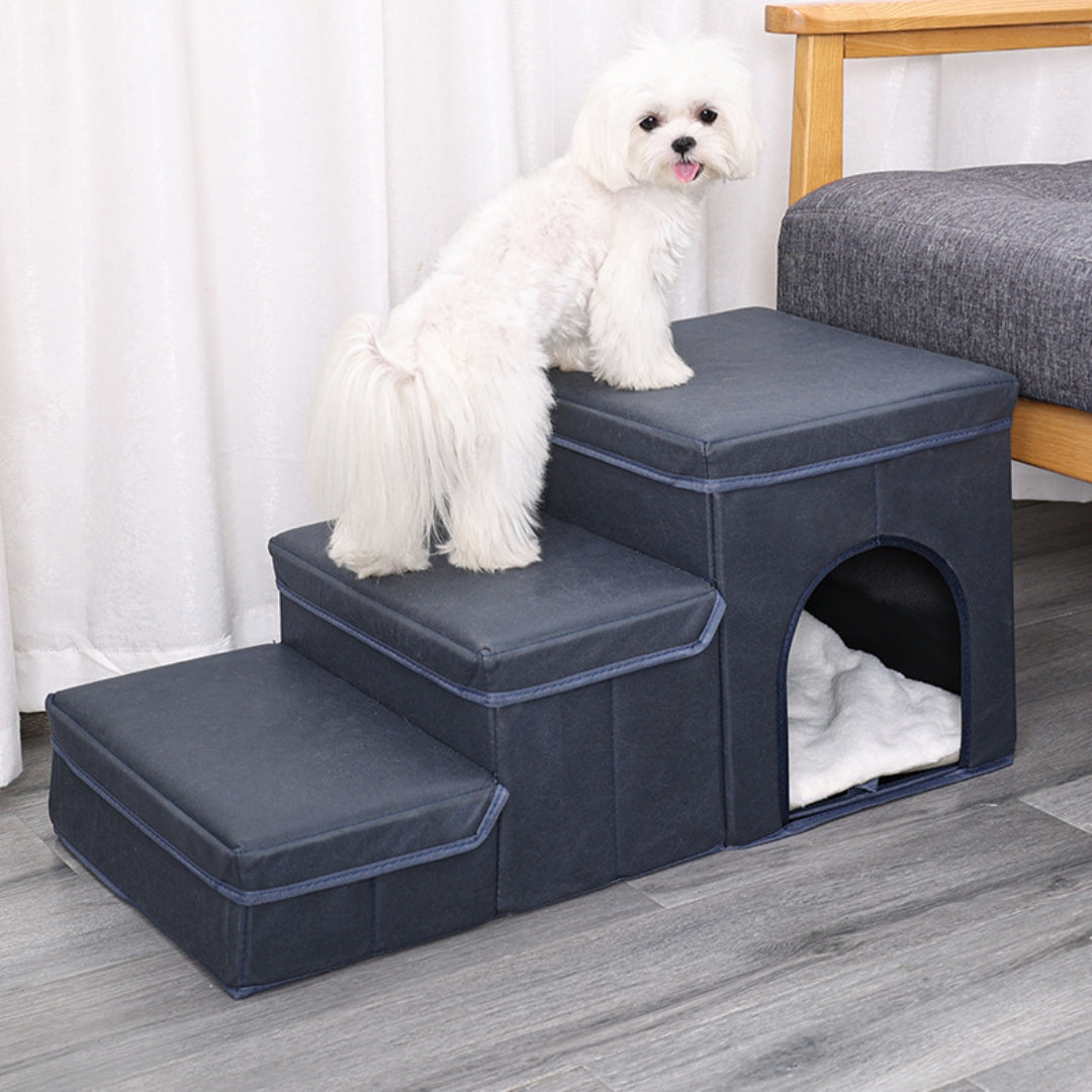 3-in-1 Cat House, Sofa Bed and Stairs - Dog Cat  - (5 Color/Style Options)