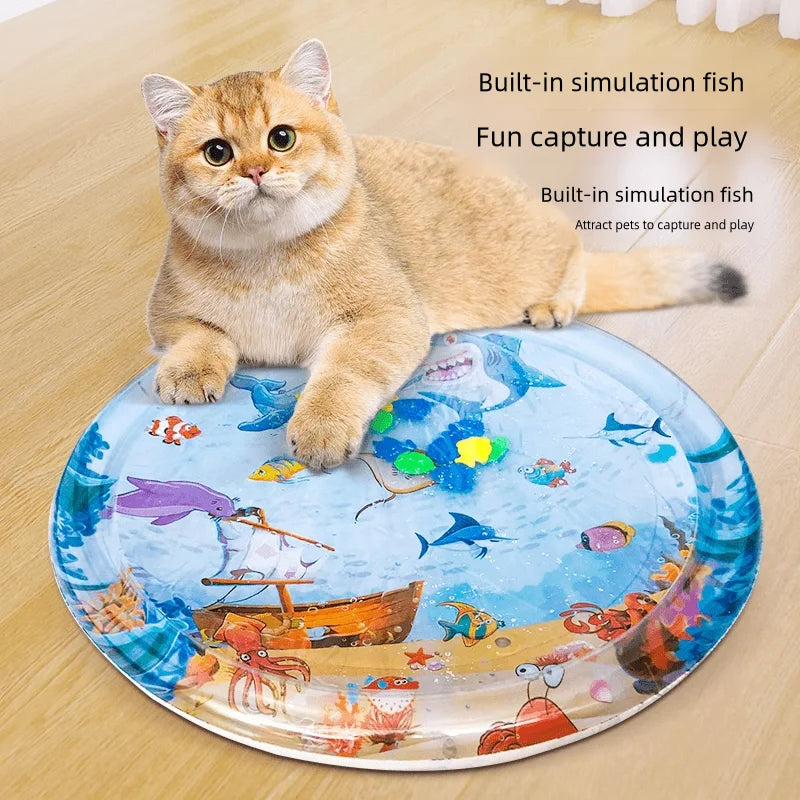 Summer Pet Cooling Mat - Cat Dog - (Fits Kennels) - (Long-lasting) - (Interactive & Entertaining) - (10 Size/Style Options)