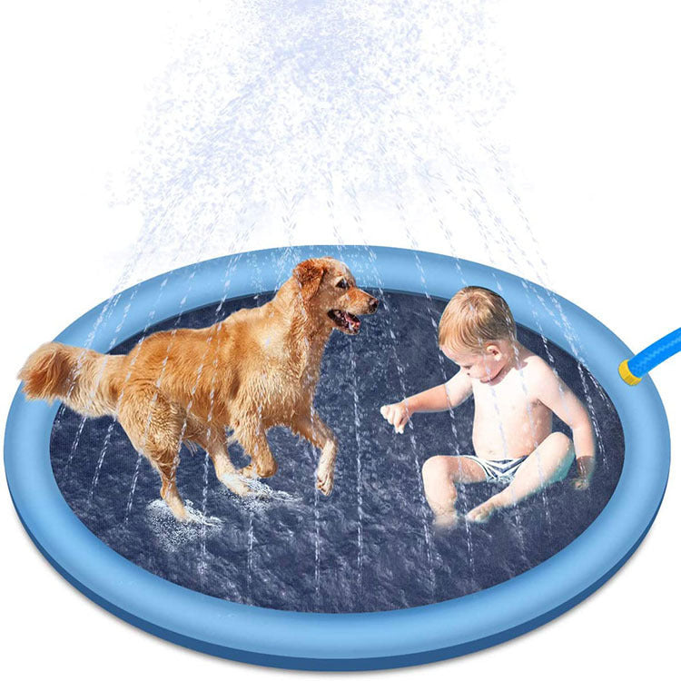 Non-Slip Summer Fun Splash Pad For Kids And Dogs
