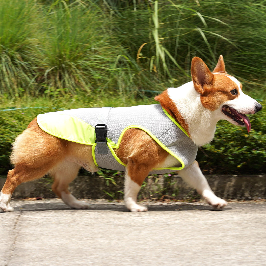 Cooling Summer Vest - Dog - (S-XL) - (Light Grey, Light Blue)