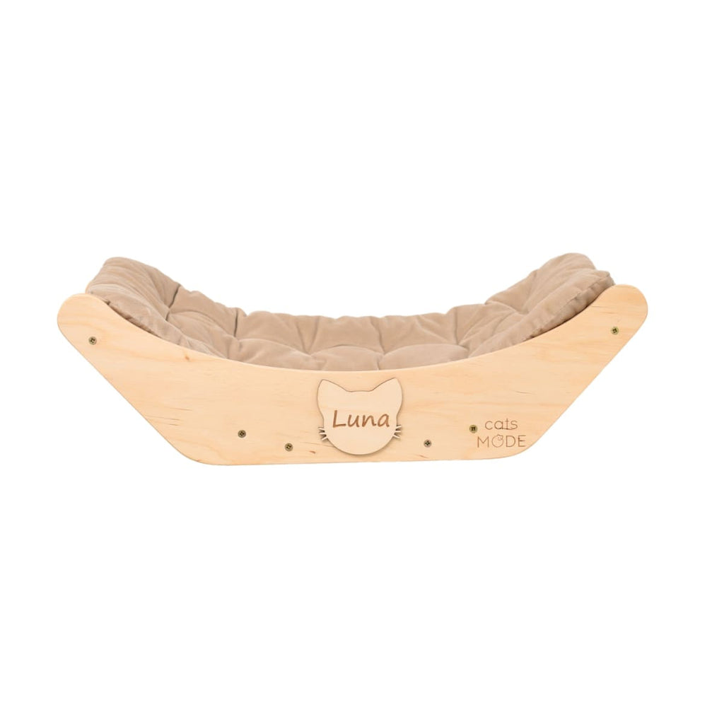 Wall Mounted Cozy Wood Bed  - Cat