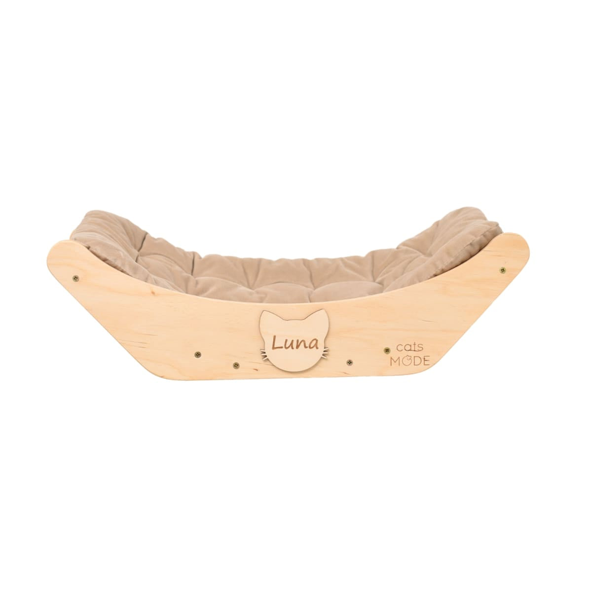 Wall Mounted Cozy Wood Bed  - Cat