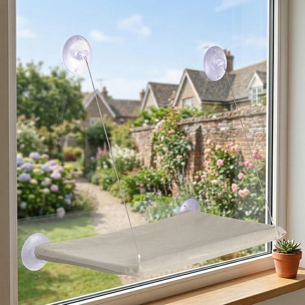 Elevated Window Hammock Bed - Cat