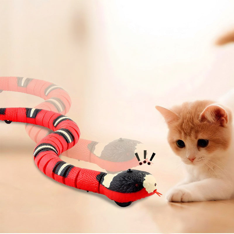 Interactive Smart Sensing Snake Toy - Cat - (USB Charged)