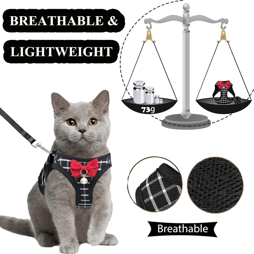 Breathable Harness Leash and Vest Set - Cat (Small Pet)