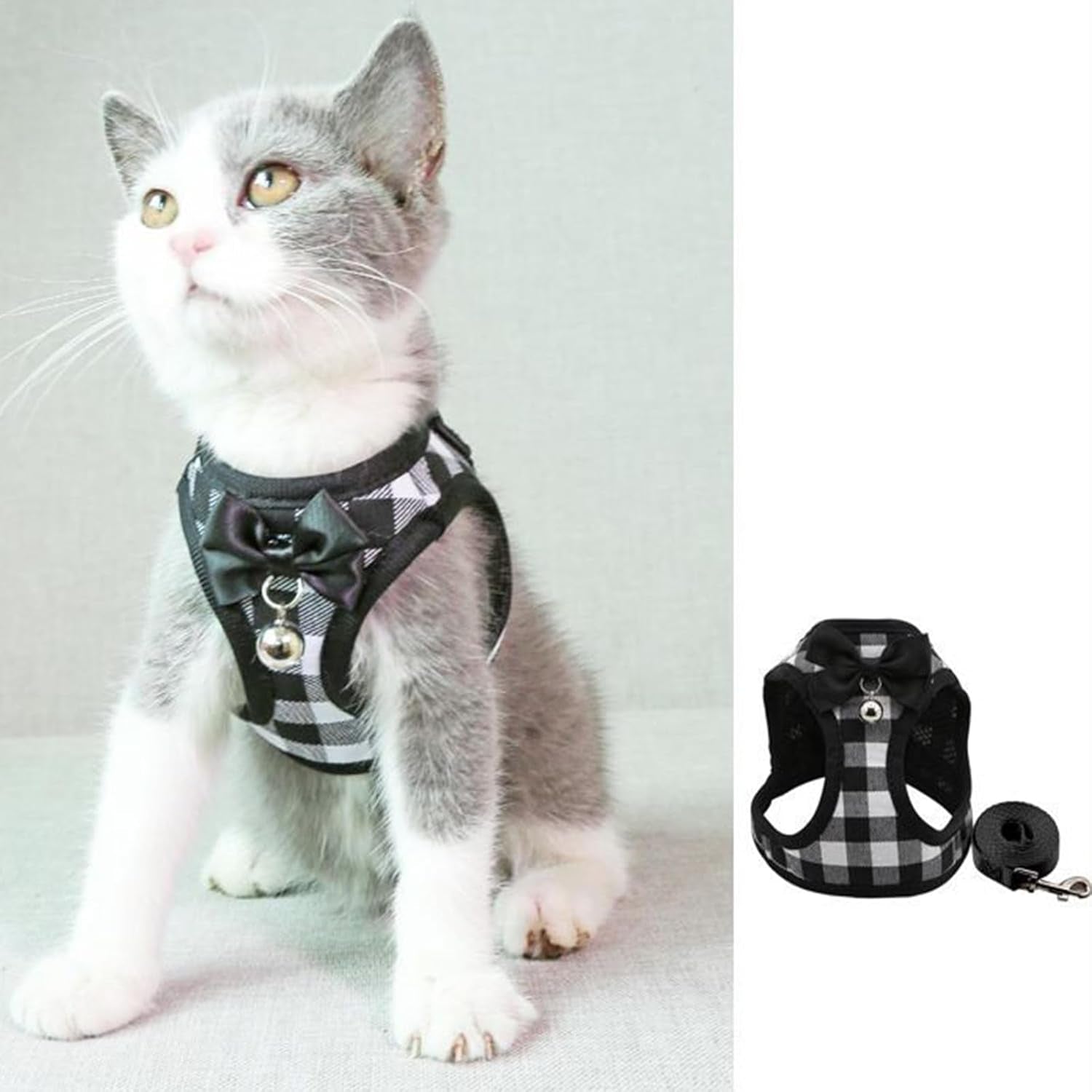 Breathable Harness Leash and Vest Set - Cat (Small Pet)