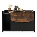 Litter Box Furniture Enclosure with Pull-out Drawer, or Cozy Condo - Cat - (Black) - (While Supplies Last)