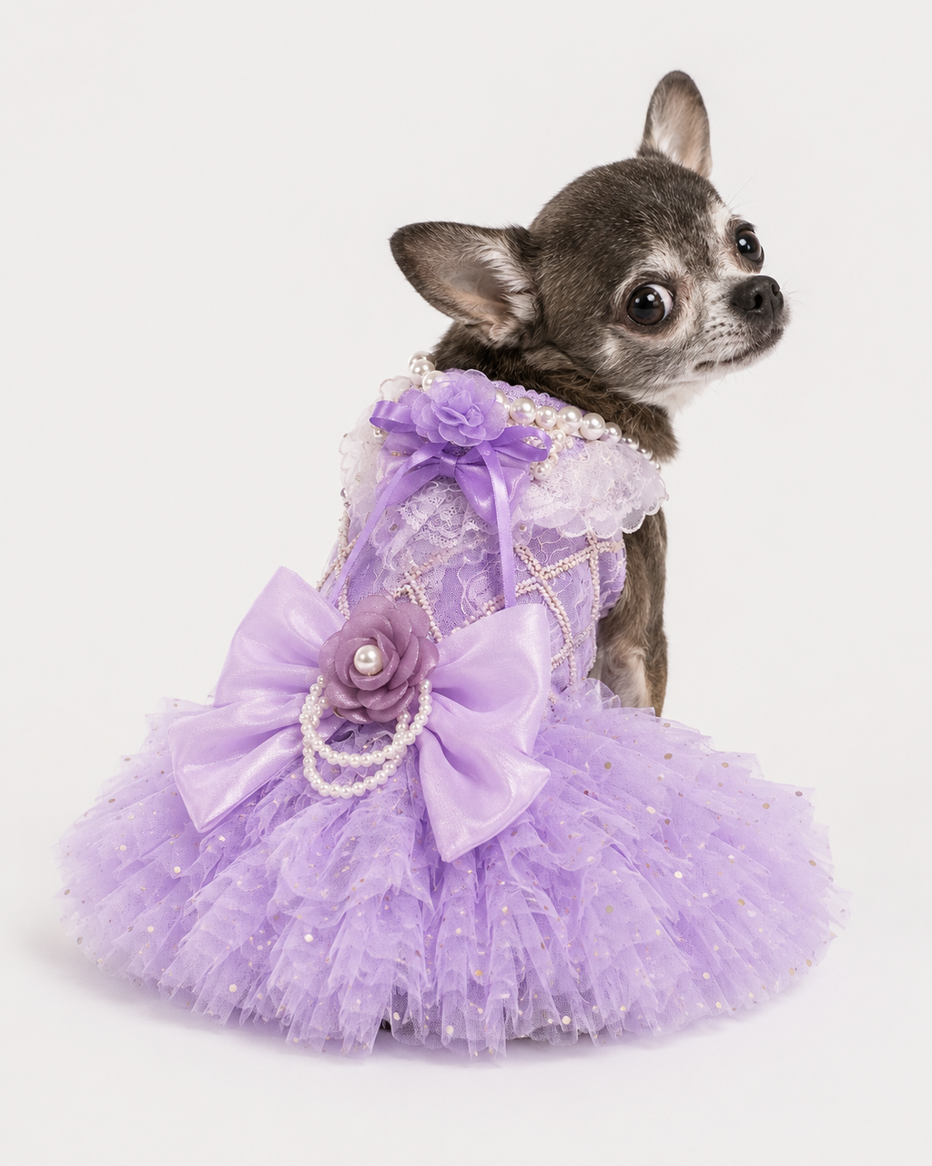 Luxury Fairy Princess Tutu Wedding Dress - Dog - (XS-XL) - (Lavender Purple) - (While Supplies Last)
