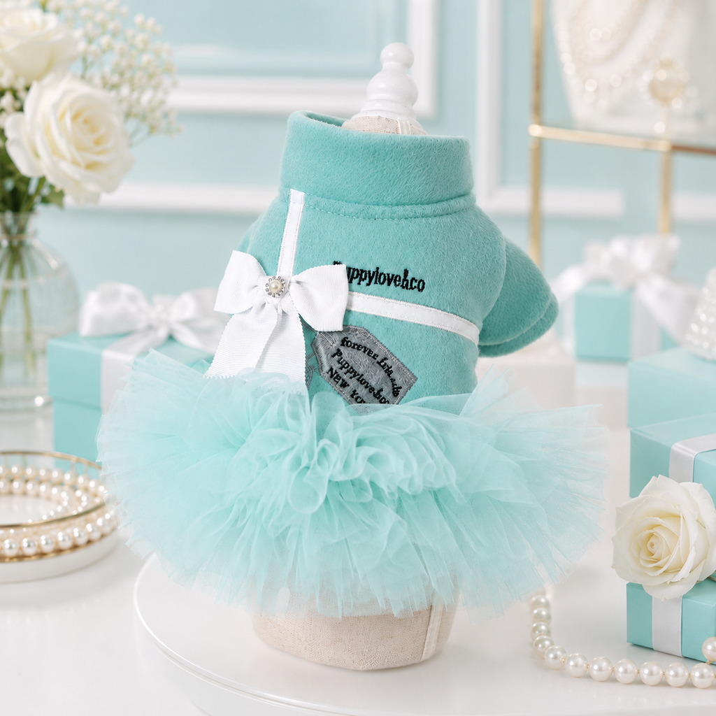 Elegant Tutu Dress - Dog - (Blue Green) - (XS-XL) - (While Supplies Last)